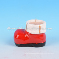 Titular de tealight de Natal promocional com forma de bota